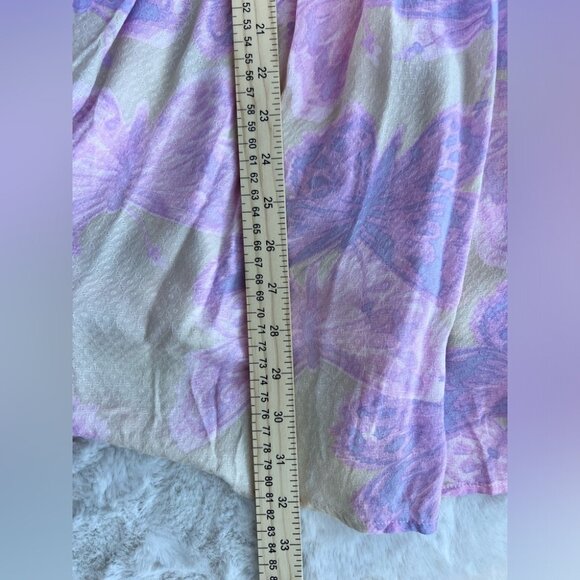 NWT: Free People Rule The Word Romper In Butterfly Print Size Medium - Picture 9 of 10